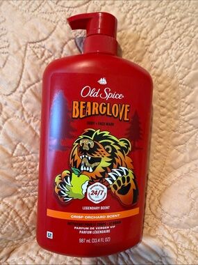 Bearglove Crisp Orchard Body + Face Wash - Red